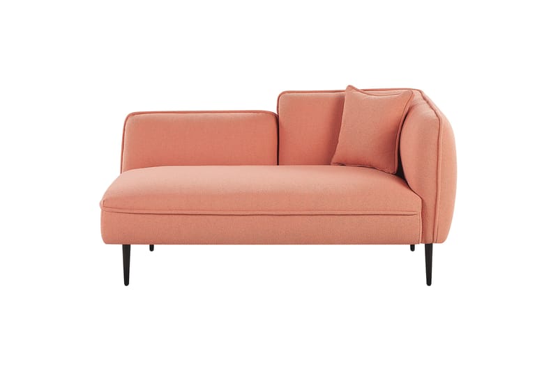 Toyoki Schäslong 138 cm Höger - Svart/Rosa - Möbler - Fåtölj & stolar - Fåtölj - Liggfåtölj