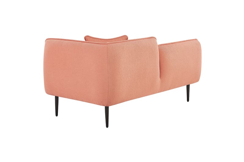 Toyoki Schäslong 138 cm Höger - Svart/Rosa - Möbler - Fåtölj & stolar - Fåtölj - Liggfåtölj