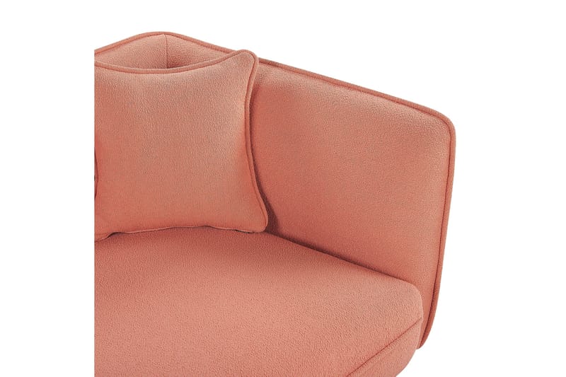 Toyoki Schäslong 138 cm Höger - Svart/Rosa - Möbler - Fåtölj & stolar - Fåtölj - Liggfåtölj