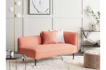 Toyoki Schäslong 138 cm Höger - Svart/Rosa - Möbler - Fåtölj & stolar - Fåtölj - Liggfåtölj