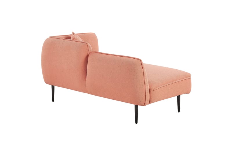 Toyoki Schäslong 138 cm Höger - Svart/Rosa - Möbler - Fåtölj & stolar - Fåtölj - Liggfåtölj