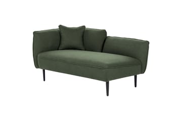 Toyoki Schäslong 138 cm Vänster - Svart/Grön - Möbler - Fåtölj & stolar - Fåtölj - Liggfåtölj