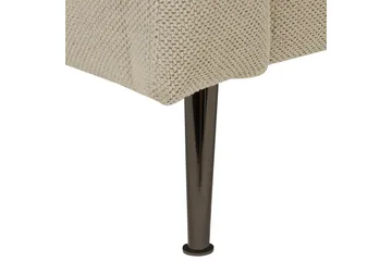 Toyoko Schäslong 156 cm Höger - Beige/Svart - Möbler - Fåtölj & stolar - Fåtölj - Liggfåtölj