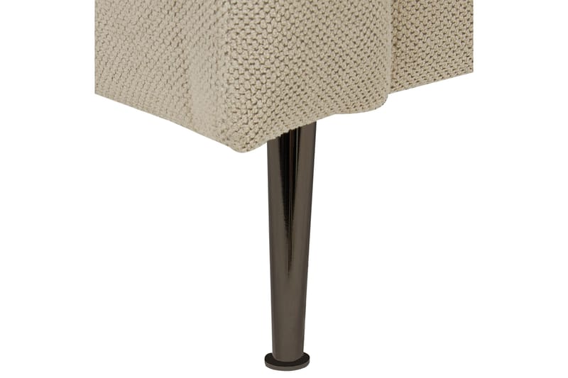 Toyoko Schäslong 156 cm Höger - Beige/Svart - Möbler - Fåtölj & stolar - Fåtölj - Liggfåtölj