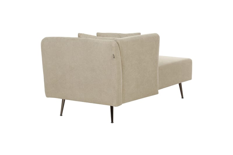 Toyoko Schäslong 156 cm Höger - Beige/Svart - Möbler - Fåtölj & stolar - Fåtölj - Liggfåtölj