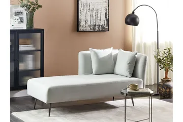 Toyoko Schäslong 156 cm Höger - Svart/Grön - Möbler - Fåtölj & stolar - Fåtölj - Liggfåtölj