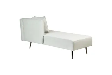 Toyoko Schäslong 156 cm Höger - Svart/Grön - Möbler - Fåtölj & stolar - Fåtölj - Liggfåtölj