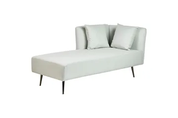 Toyoko Schäslong 156 cm Höger - Svart/Grön - Möbler - Fåtölj & stolar - Fåtölj - Liggfåtölj