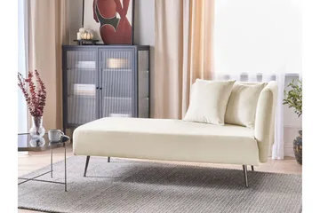 Toyoko Schäslong 156 cm Höger - Svart/Vit - Möbler - Fåtölj & stolar - Fåtölj - Liggfåtölj