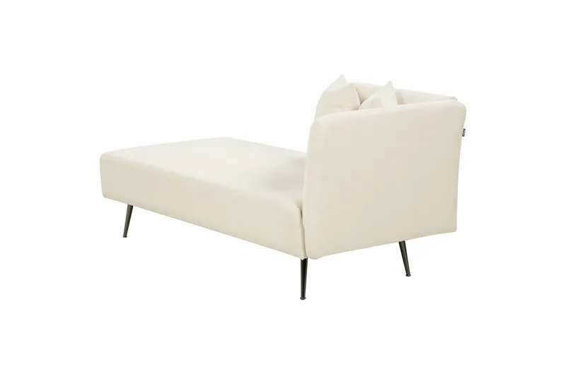 Toyoko Schäslong 156 cm Höger - Svart/Vit - Möbler - Fåtölj & stolar - Fåtölj - Liggfåtölj