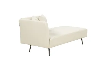 Toyoko Schäslong 156 cm Vänster - Svart/Vit - Möbler - Fåtölj & stolar - Fåtölj - Liggfåtölj