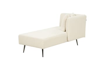 Toyoko Schäslong 156 cm Vänster - Svart/Vit - Möbler - Fåtölj & stolar - Fåtölj - Liggfåtölj