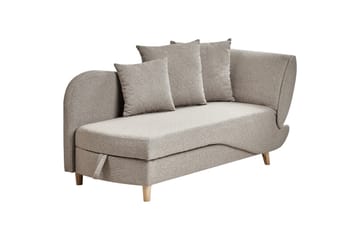 Trehan Schäslong 157 cm Höger - Brun - Möbler - Fåtölj & stolar - Fåtölj - Liggfåtölj