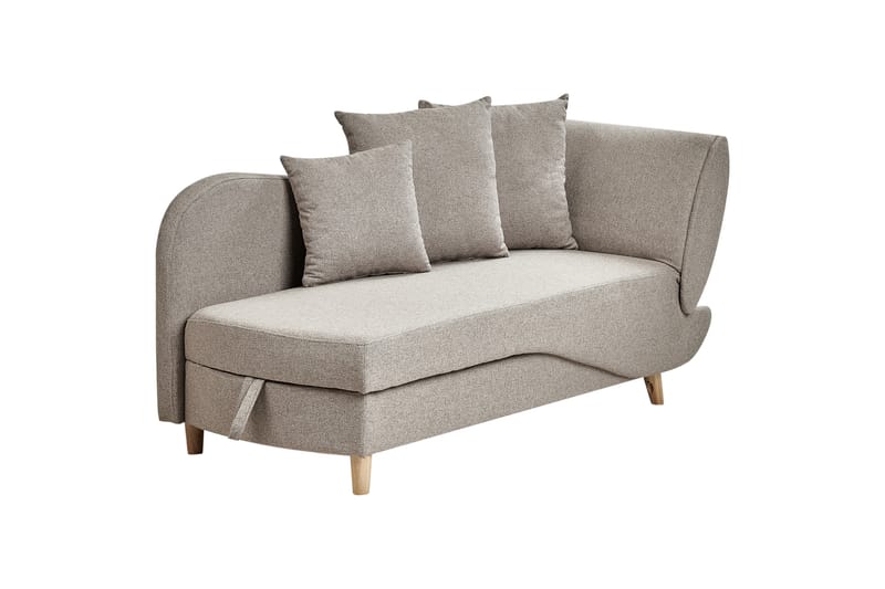 Trehan Schäslong 157 cm Höger - Brun - Möbler - Fåtölj & stolar - Fåtölj - Liggfåtölj