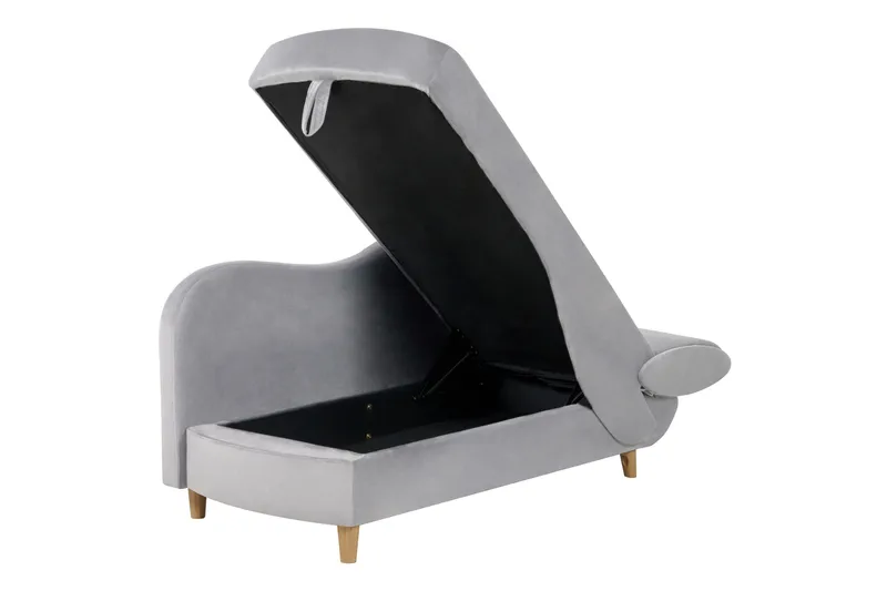 Trehan Schäslong 157 cm Höger - Grå - Möbler - Fåtölj & stolar - Fåtölj - Liggfåtölj