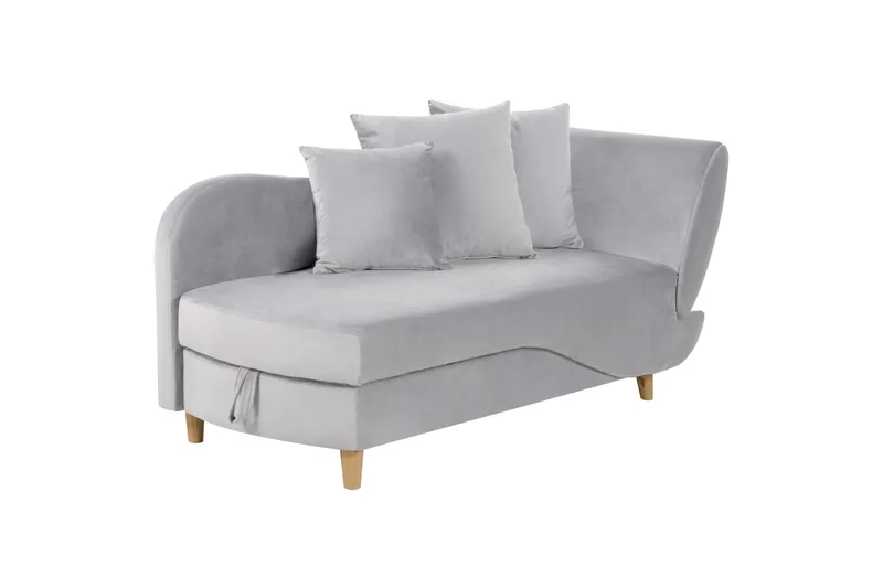 Trehan Schäslong 157 cm Höger - Grå - Möbler - Fåtölj & stolar - Fåtölj - Liggfåtölj