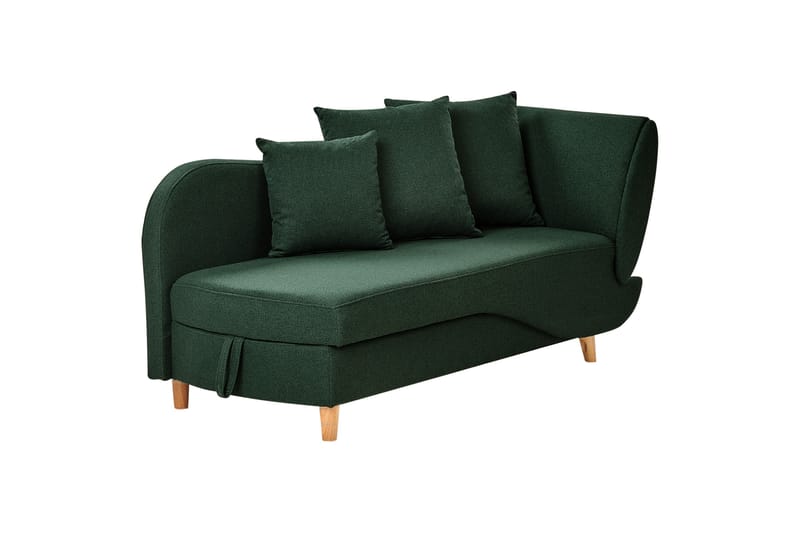 Trehan Schäslong 157 cm Höger - Grön - Möbler - Fåtölj & stolar - Fåtölj - Liggfåtölj