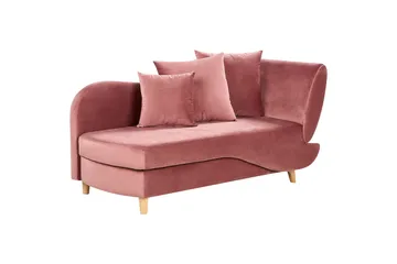 Trehan Schäslong 157 cm Höger - Rosa - Möbler - Fåtölj & stolar - Fåtölj - Liggfåtölj