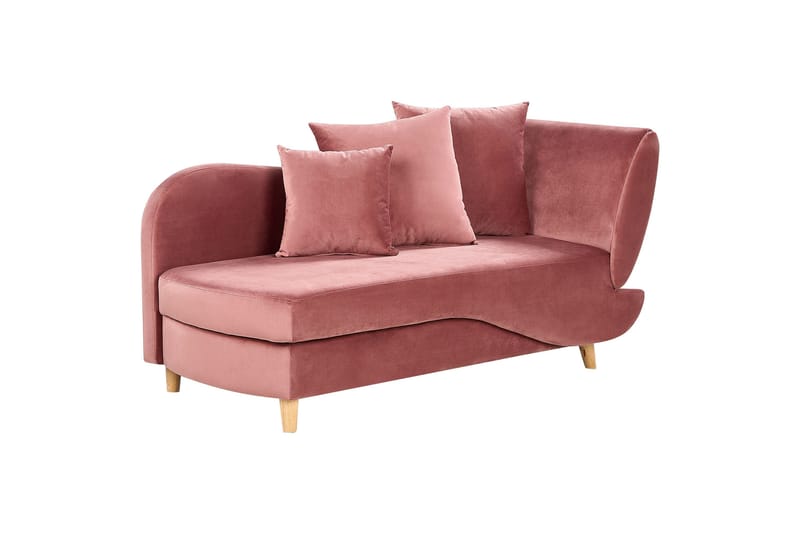 Trehan Schäslong 157 cm Höger - Rosa - Möbler - Fåtölj & stolar - Fåtölj - Liggfåtölj