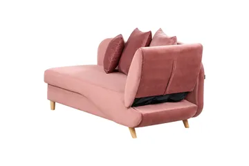 Trehan Schäslong 157 cm Höger - Rosa - Möbler - Fåtölj & stolar - Fåtölj - Liggfåtölj