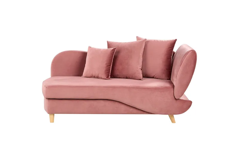 Trehan Schäslong 157 cm Höger - Rosa - Möbler - Fåtölj & stolar - Fåtölj - Liggfåtölj