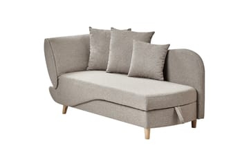 Trehan Schäslong 157 cm Vänster - Brun - Möbler - Fåtölj & stolar - Fåtölj - Liggfåtölj