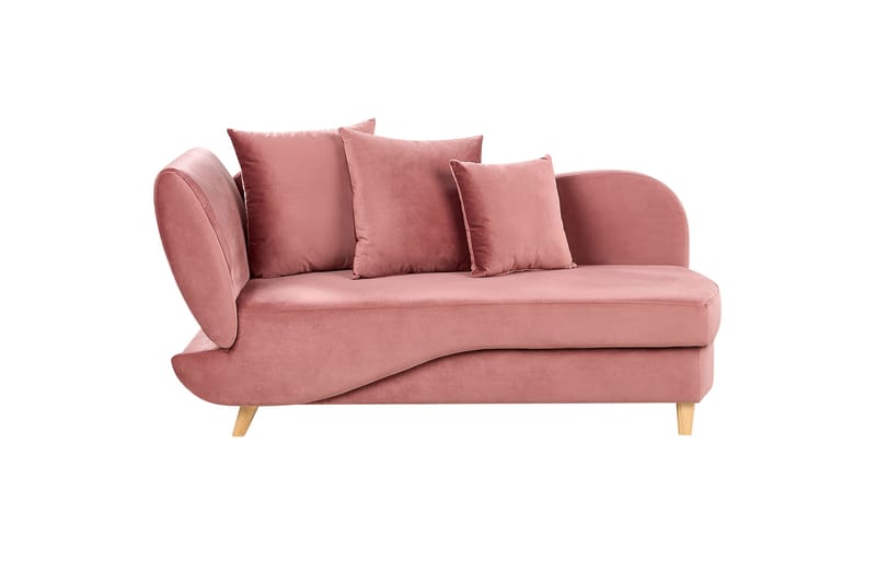 Trehan Schäslong 157 cm Vänster - Rosa - Möbler - Fåtölj & stolar - Fåtölj - Liggfåtölj