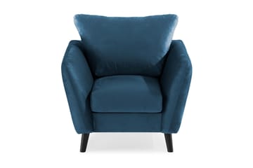 Trend Fåtölj - Blå - Möbler - Fåtölj & stolar - Fåtölj - Sammetsfåtölj