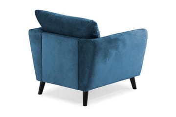 Trend Fåtölj - Blå - Möbler - Fåtölj & stolar - Fåtölj - Sammetsfåtölj