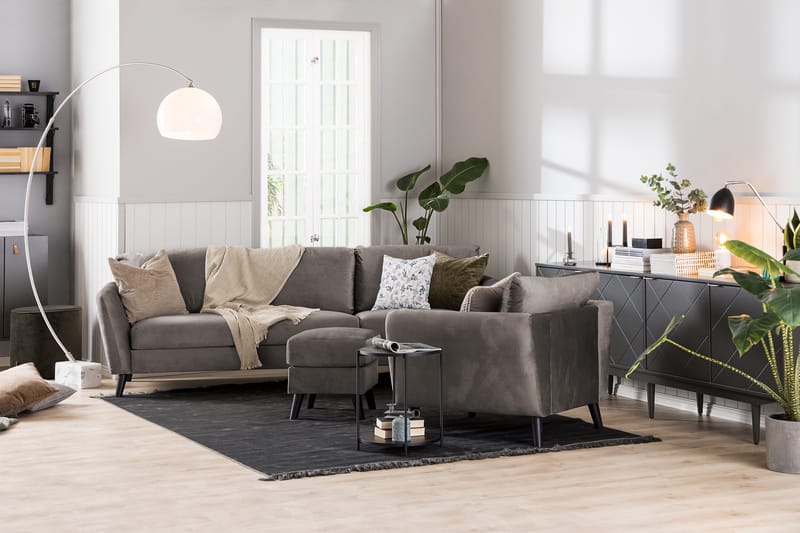 Trend Fåtölj - Brun - Möbler - Fåtölj & stolar - Fåtölj - Sammetsfåtölj
