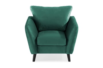 Trend Fåtölj - Grön - Möbler - Fåtölj & stolar - Fåtölj - Sammetsfåtölj