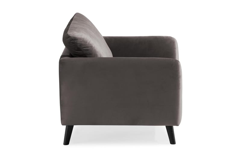 Trend Fåtölj - Mörkgrå Sammet - Möbler - Fåtölj & stolar - Fåtölj - Sammetsfåtölj