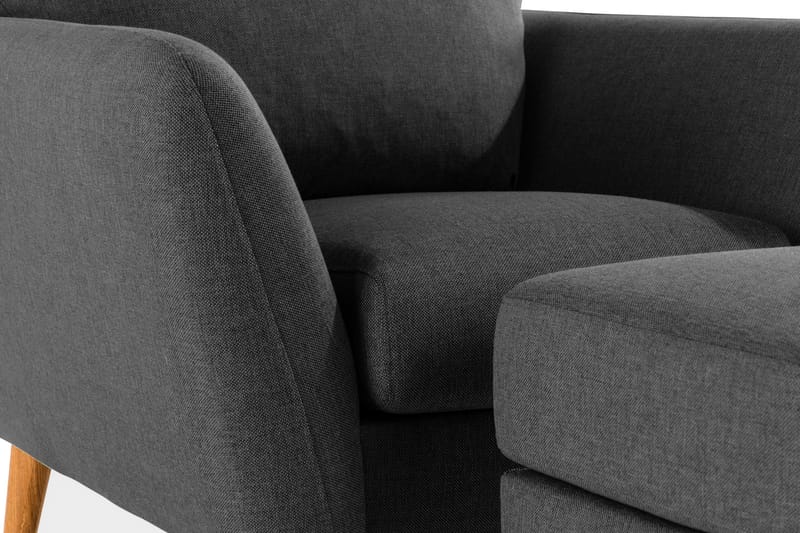 Trend Fåtölj med Fotpall - Svart - Möbler - Fåtölj & stolar - Fåtölj - Fåtölj med fotpall