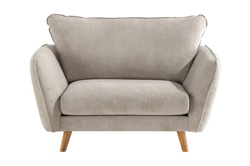 Trend Lyx Fåtölj - Beige/Ek - Möbler - Fåtölj & stolar - Fåtölj