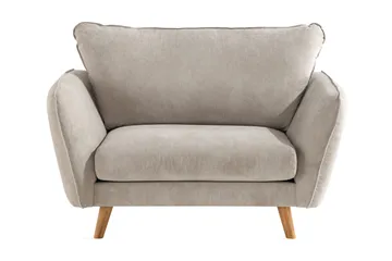 Trend Lyx Fåtölj - Beige/Ek - Möbler - Fåtölj & stolar - Fåtölj