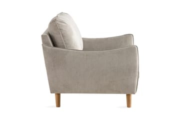 Trend Lyx Fåtölj - Beige/Ek - Möbler - Fåtölj & stolar - Fåtölj