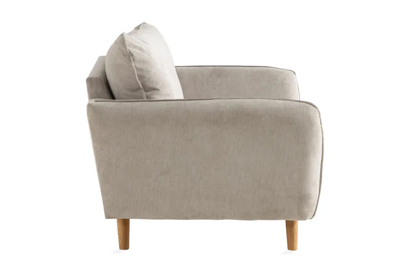 Trend Lyx Fåtölj - Beige/Ek - Möbler - Fåtölj & stolar - Fåtölj