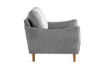 Trend Lyx Fåtölj - Grå/Ek - Möbler - Fåtölj & stolar - Fåtölj