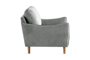 Trend Lyx Fåtölj - Grå/Ek - Möbler - Fåtölj & stolar - Fåtölj