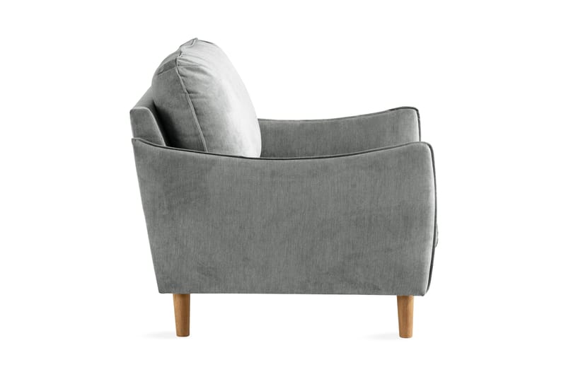Trend Lyx Fåtölj - Grå/Ek - Möbler - Fåtölj & stolar - Fåtölj