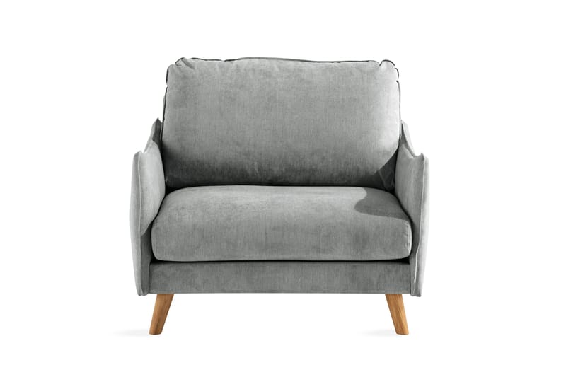Trend Lyx Fåtölj - Grå/Ek - Möbler - Fåtölj & stolar - Fåtölj