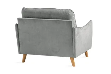 Trend Lyx Fåtölj - Grå/Ek - Möbler - Fåtölj & stolar - Fåtölj