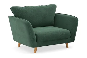 Trend Lyx Fåtölj - Grön Sammet - Möbler - Fåtölj & stolar - Fåtölj