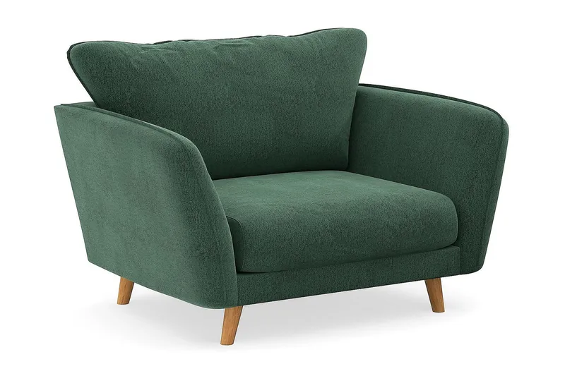 Trend Lyx Fåtölj - Grön Sammet - Möbler - Fåtölj & stolar - Fåtölj