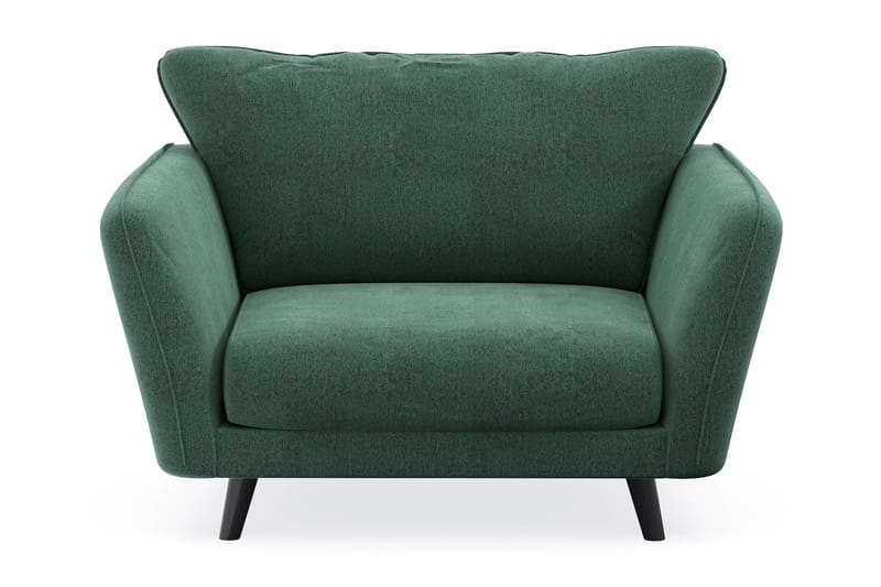 Trend Lyx Fåtölj, Grön Sammet