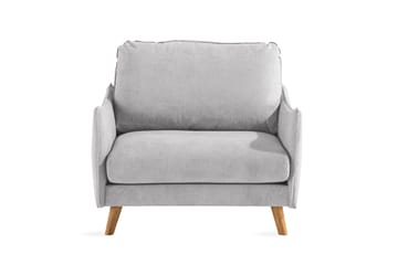 Trend Lyx Fåtölj - Ljusgrå/Ek - Möbler - Fåtölj & stolar - Fåtölj