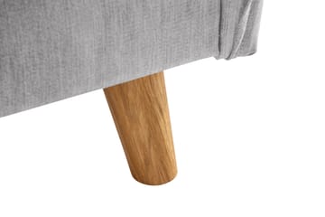Trend Lyx Fåtölj - Ljusgrå/Ek - Möbler - Fåtölj & stolar - Fåtölj
