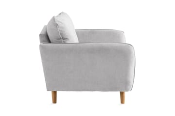 Trend Lyx Fåtölj - Ljusgrå/Ek - Möbler - Fåtölj & stolar - Fåtölj