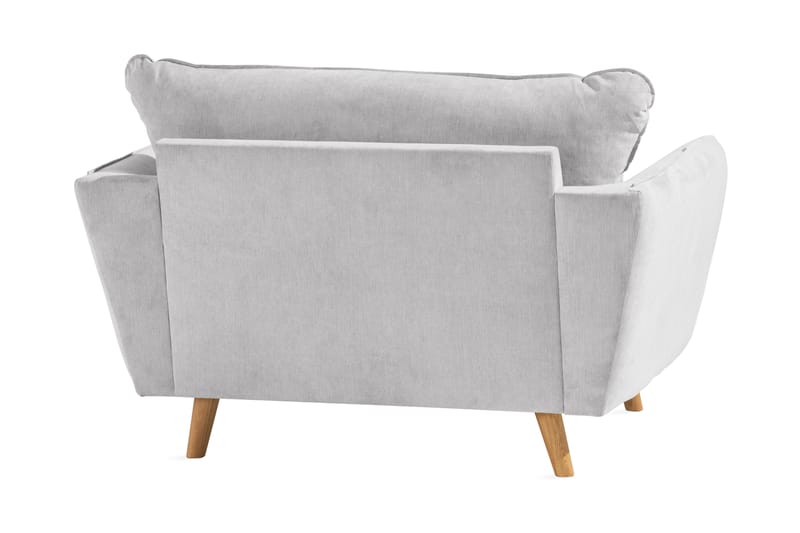 Trend Lyx Fåtölj - Ljusgrå/Ek - Möbler - Fåtölj & stolar - Fåtölj