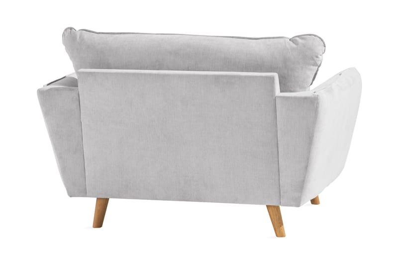 Trend Lyx Fåtölj - Ljusgrå/Ek - Möbler - Fåtölj & stolar - Fåtölj